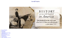 Desktop Screenshot of leesofvirginia.org