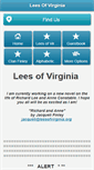 Mobile Screenshot of leesofvirginia.org