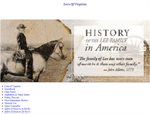Tablet Screenshot of leesofvirginia.org